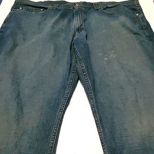 Perry Ellis Cottons Vintage Retro Medium Wash Straight Leg Jeans 42 x 32